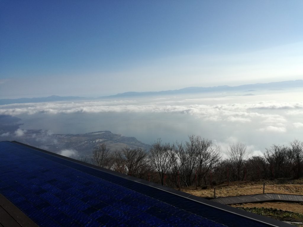 琵琶湖の雲海